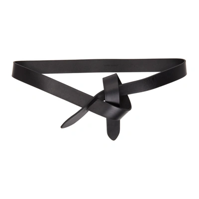 Isabel Marant Lecce Leather Belt In Black