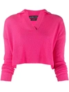 ANTONELLA RIZZA CROPPED CASHMERE POLO JUMPER