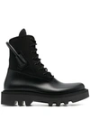 GIVENCHY REAR HANDLE COMBAT BOOTS