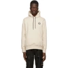 AAPE BY A BATHING APE AAPE BY A BATHING APE BEIGE LOGO PATCH HOODIE