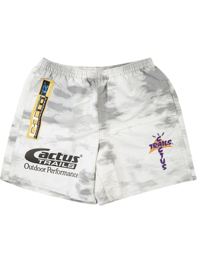 Travis Scott Astroworld Trails Graphic-print Swim Shorts In White