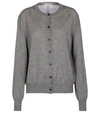 The Row Battersea Round-neck Cashmere Cardigan In Grey