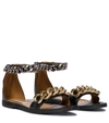 Stella Mccartney 810006w1cu0 Womens Belted Leather Ankle Strap In Black