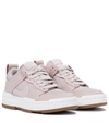Nike Dunk Low Disrupt Leather And Mesh Sneakers In Pink