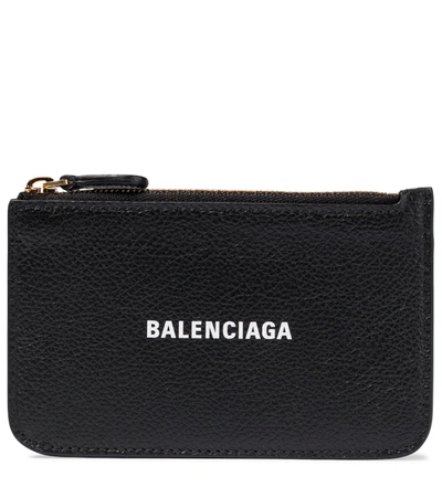 Balenciaga Cash Leather Wallet In 1090