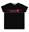 Moncler Enfant · Teen Logo-print T-shirt In Black