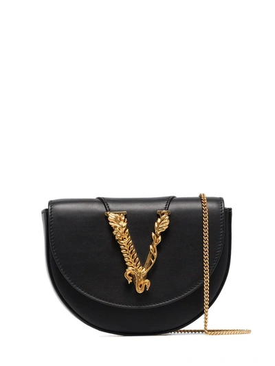 Versace Virtus Belt Bag In Black