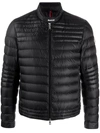 Moncler Kavir Quilted Zip-front Down Jacket In Black