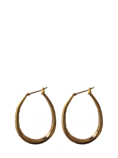 Acchitto Small Teardrop-shaped Stilla Earrings In Gold