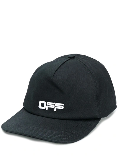 Off-white Off Baseball Cap In Black