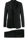 GIVENCHY GIVENCHY SLIM FIT TUXEDO SUIT IN WOOL AND MOHAIR WITH SATIN COLLAR