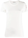 Moncler Logo Patch T-shirt In White