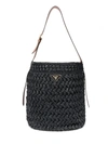 PRADA PRADA WOVEN SHOULDER BAG