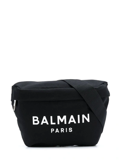 Balmain Black Nylon B-bumbag 28 Fanny Pack