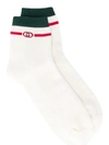 GUCCI COTTON SOCKS WITH INTERLOCKING G