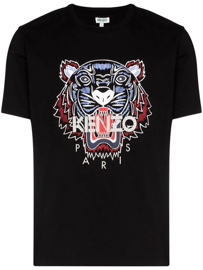 Kenzo Tiger T-shirt In Black
