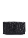 SAINT LAURENT NIKI LARGE WALLET IN CRINKLED VINTAGE LEATHER