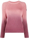 MONCLER SHADED PRINT SWEATER