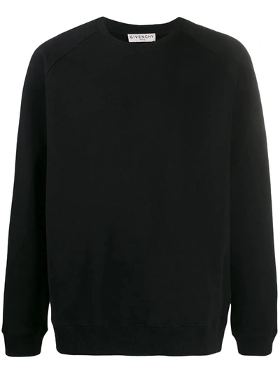 Givenchy Split Printed Sweatshirt In Black