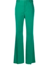 BALENCIAGA FRONT PLEAT STRAIGHT TROUSERS