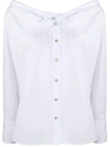 KENZO FOLDED-NECK SHIRT