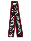 ALEXANDER MCQUEEN ALEXANDER MCQUEEN LOGO EMBROIDERED SCARF