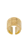 VERSACE ENGRAVED LOGO RING