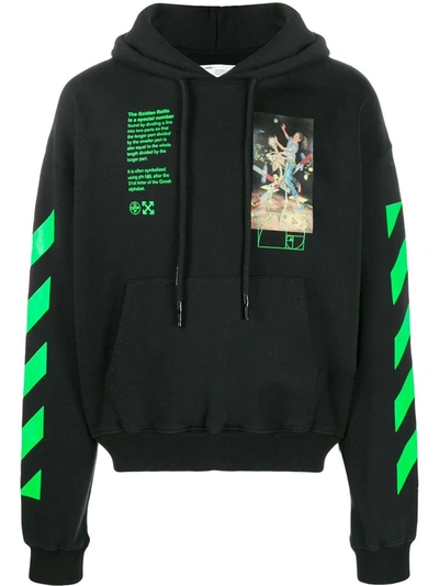 Off-white Pascal Painting Hoodie In Black