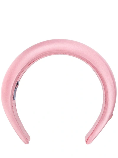 Prada Women's Silk-satin Headband In Pink