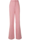 ADAM LIPPES HOUNDSTOOTH WIDE-LEG TROUSERS