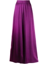 ADAM LIPPES SILK CHARMEUSE PALAZZO PANTS