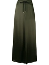 ADAM LIPPES WIDE-LEG SILK TROUSERS