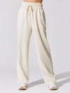 CARBON38 SILKY SEPARATE WIDE LEG PANT - CHAMPAGNE - SIZE S