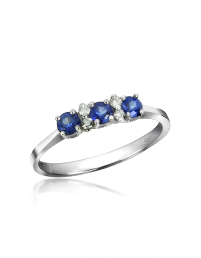 Incanto Royale Rings Sapphires And Diamond 18k Gold Ring
