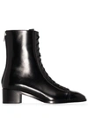 AEYDE NOEL 40MM LEATHER ANKLE BOOTS