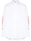 VETEMENTS LOGO-PRINT LONG-SLEEVE SHIRT