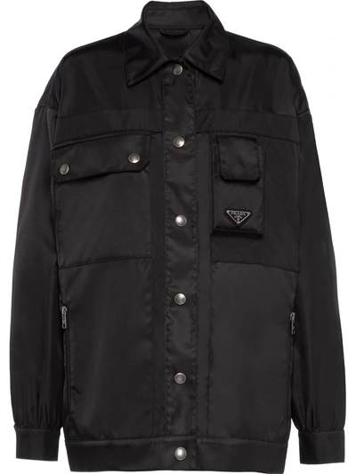 Prada Black Re-nylon Gabardine Jacket