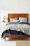 Anthropologie Reversible Airy Gauze Quilt By  In Blue Size Ca Kng Dvt