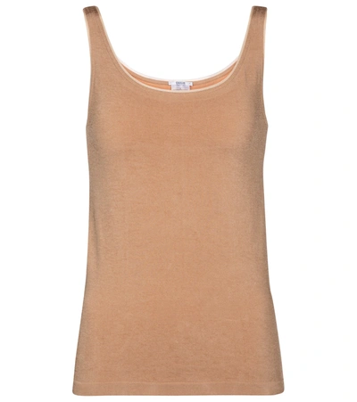 Wolford Jamaika Cotton-blend Tank Top In Beige