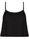 Bondi Born Women's Rouleau Linen Camisole Top In Black