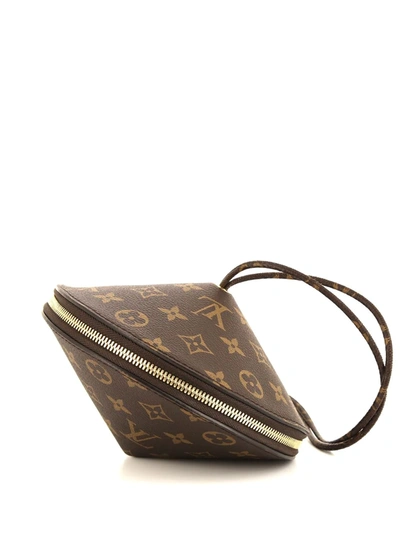 Pre-owned Louis Vuitton 2019  Toupie Clutch In Brown