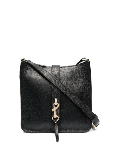 Lancaster Foulonné Double-hook Bag In Noir Inn