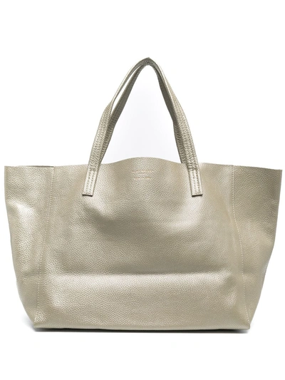 Kurt Geiger Large Leather Tote Bag In Neutrals