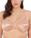 ELOMI CATE FULL FIGURE UNDERWIRE LACE CUP BRA EL4030, ONLINE ONLY