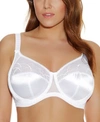 Elomi Cate Full Figure Underwire Lace Cup Bra El4030, Online Only In White
