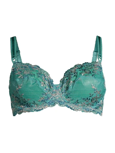 Wacoal Embrace Lace Underwire Bra In Bristol Blue