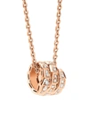 Bvlgari Women's Serpenti Viper 18k Rose Gold & Pavé Diamond Pendant Necklace