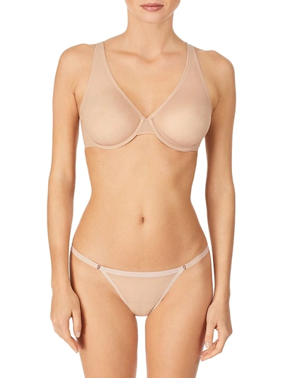 Le Mystere Sheer Seduction Micro Mesh Underwire Bra In Ivory Natural