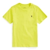 Polo Ralph Lauren Kids' Cotton Jersey Crewneck Tee In Laser Yellow