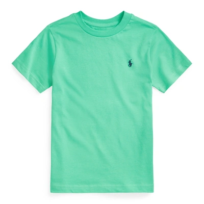 Polo Ralph Lauren Cotton Jersey Crewneck Tee In Sunset Green